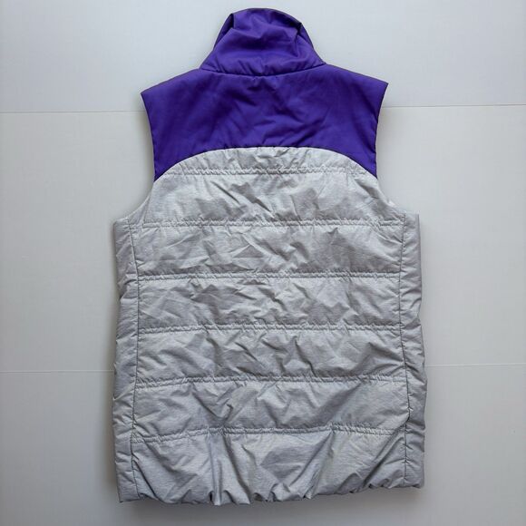 Nike Essential Filled Puffer Vest Women Small Purple Grey AQ3568-065 Gorpcore - Picture 2 of 10